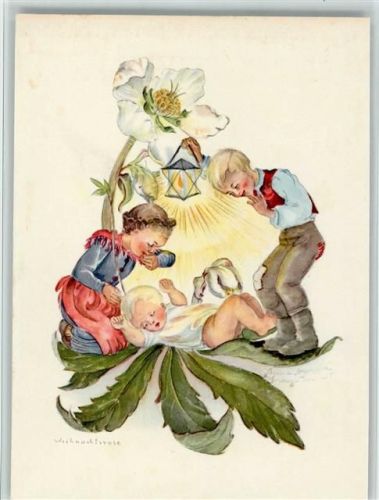 sign Schwarz-Torinus Nr. 1160 Verlag Michel - Weihnachtsrose - Blütenbild