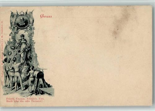 Hoch lebe die Turnerei - Bock, Turner Turnvater Jahn 1900