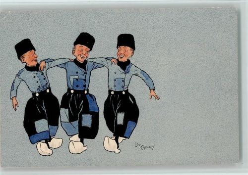 sign Leo Cheney - Hollandkinder, Holzschuhe