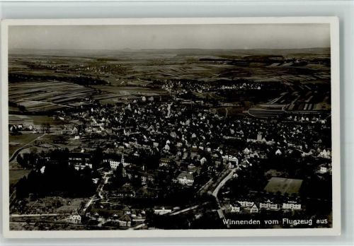 Winnenden Luftbild ca 1938 AK