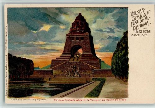 1900 Völkerschlachtdenkmal 1913 - AK