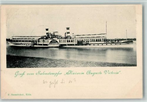 Salondampfer Kaiserin Auguste Victoria 1899 AK