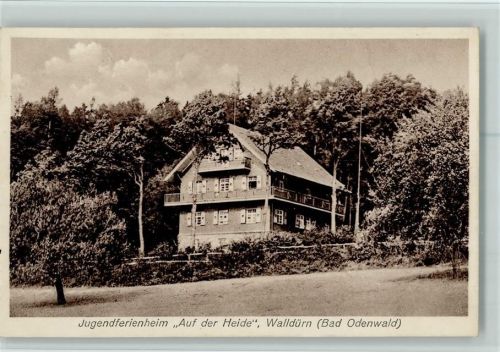 Walldürn Jugendferienheim "Auf der Heide" AK Gute Erhaltung