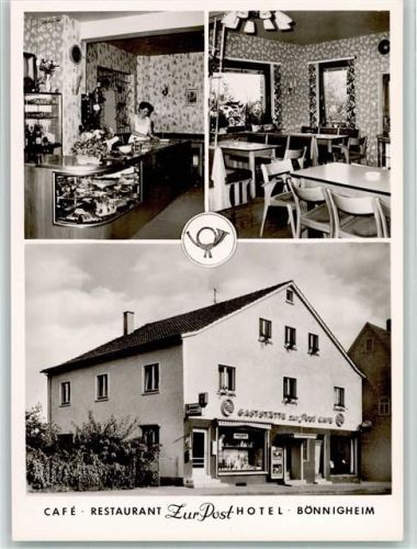 Bönnigheim Café Restaurant Hotel Zur Post Innenaufnahmen Kuchenbuffet 3-Bildaufnahme