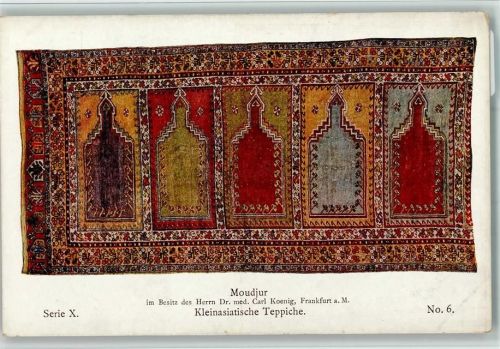 Serie X Nr. 6 Meisterstücke orientalischer Knüpfkunst in Bildern AK