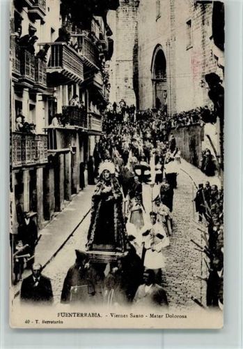 Funterrabia 1930 - Viernes Santo - Mater Dolores, Prozession
