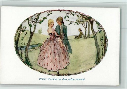 Serie 130 (8 dess) Plaisir Amour ne dure qu`un moment, sehr gute Erhaltung