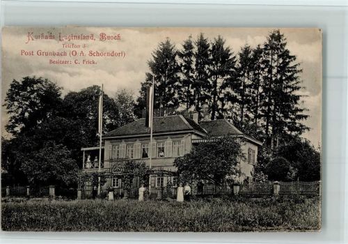 73630 W7064 Buoch 1912 - Kurhaus Luginsland u. Kurgäste , gute Erhaltung AK