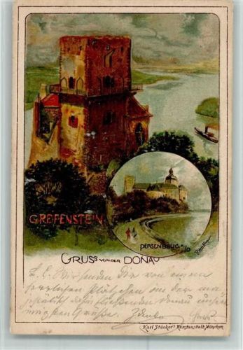 Greifenstein Gruss von der Donau - Stücker Kunstanstalt