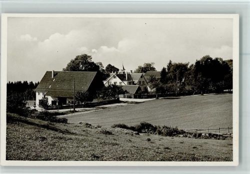 73235 W7315 Weilheim an der Teck 1952 Foto AK Gasthaus und Erholungsheim Diepolsburg, gute Erhaltung AK