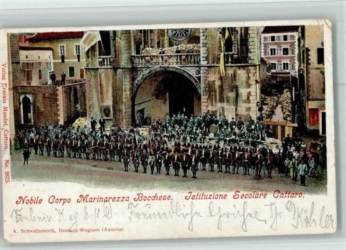Kotor 1904 Nobile Corpo Marinarezza Bocchese Istituzione Secolare Cattaro