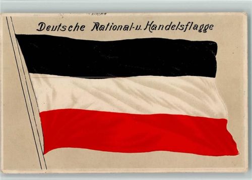 Deutsche National u. Handelsflagge 1915 AK