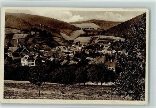 Wolfstein 1937 Gesamtansicht , gute Erhaltung AK