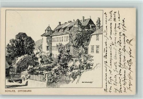 Schlitz Ottoburg sign. Prof. Dr. Otto Ubbelohde