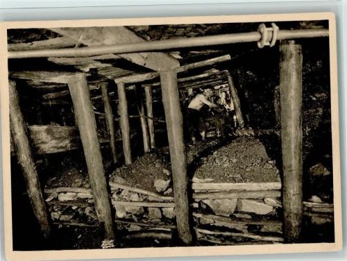 Bergbau Ruhrkohle - Kohlegewinnnung mittels Schrämmaschine, Berufe
