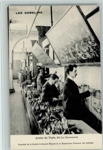 1918 Gobelin klöppeln - Atelier du Tapis - Erhaltung I