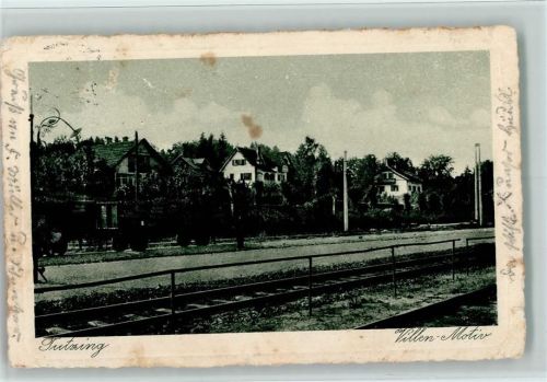 Tutzing 1933 Villen Motiv AK