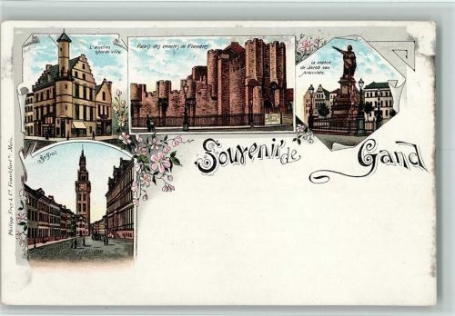 Gand 1898 Gruss aus - Gand