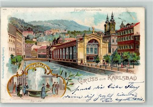 Karlovy Vary Gruss aus - Sprudelcolonnade