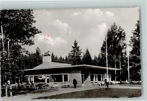 Darmstadt Autobahn-Rasthaus Rfungstadt-West Terrasse