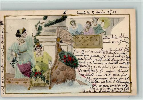 Verlag M.M. Vienne AK Jugendstil