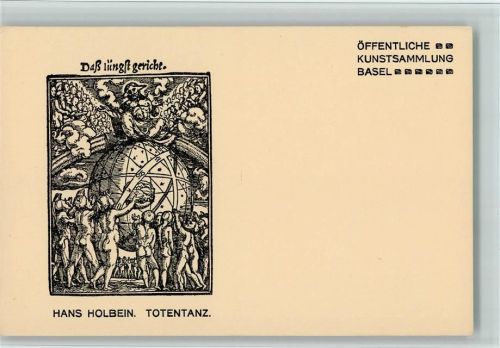 Hans Holbein - Totentanz - das jüngste Gericht, sehr gute Erhaltung