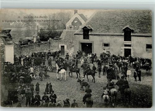 La Celle-les-Bordes 1915 L´Equipage de Bonuelles en route pour l´allaque