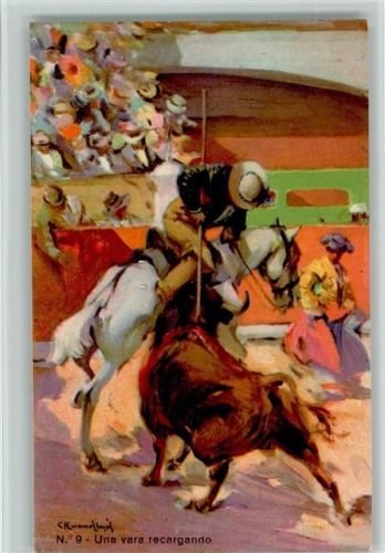 Nr. 9 - Una vara recargando, signiert