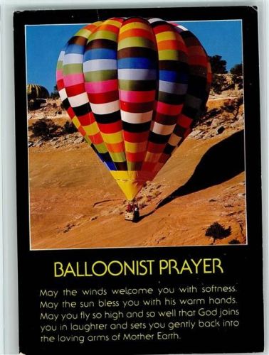 Balloonist Prayer