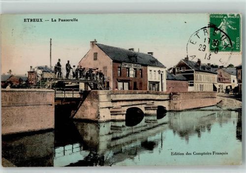 Etreux 1913 La Passerelle