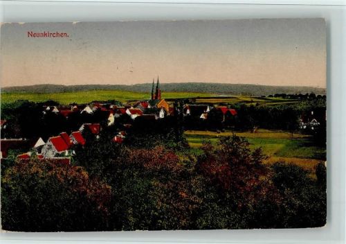 Neunkirchen 1921 Teilansicht, gute Erhaltung AK
