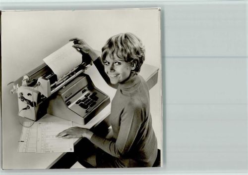 1969 keine AK elektr. Schreibmaschine