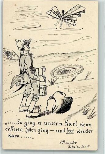 Handgemalt sign. A. Trommler