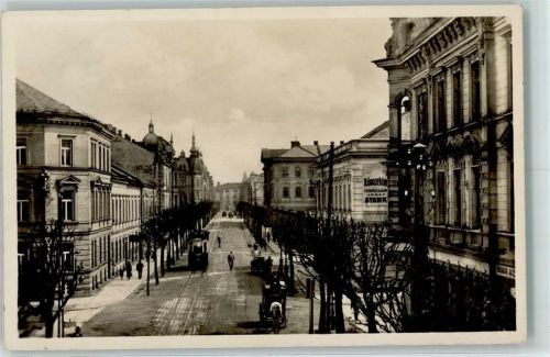 Opava Olmützerstraße Straßenbahn
