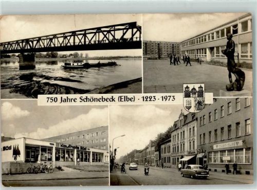 Schönebeck 750 Jahre Schönebeck BrückeKaufhalle Süd Stadt-Cafe