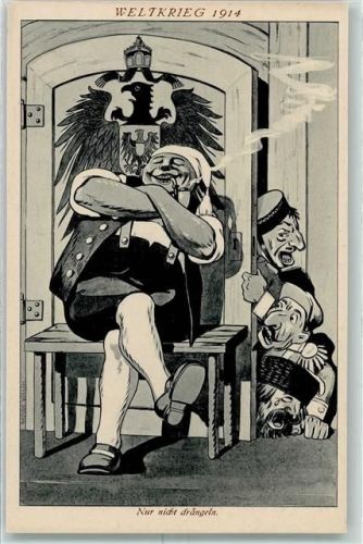 Karikatur Der Deutsche Michel AK