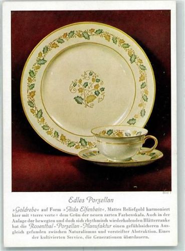 Selb Goldrebe Rosenthal Porzellanfabrik AK