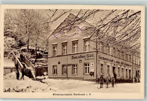 08261 O9655 Schöneck , Vogtl - Gastwirtschaft Zum alten Söll Winter