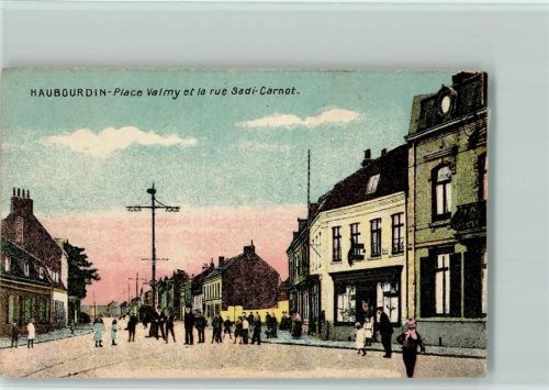 Haubourdin Place Valmy et la rue Sadi-Carnot