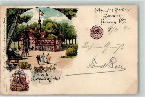 Hamburg 1897 Offiz. Karte Nr. 5 AK