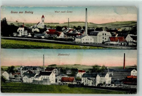 01900 O8513 Bretnig Gebrauchsspuren Niederdorf