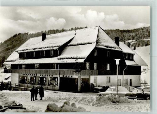 Menzenschwand Kaufhaus Pension Cafe Pieper Winter
