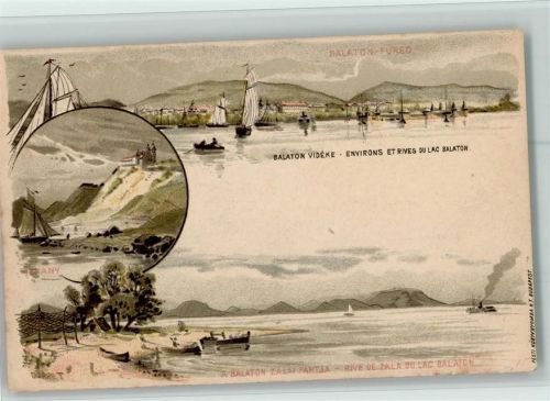 Balatonfüred Balaton Videke 1898 - sign Dürret - Ganzsache