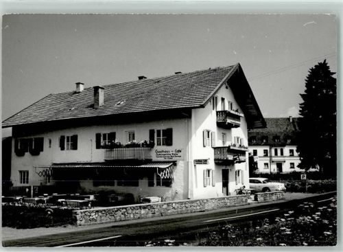 83673 W8177 Bichl b Bad Tölz Privatfoto KEINE AK Gasthaus u. Cafe Ort handschriftlich