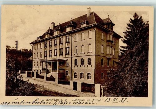 89584 W7930 Ehingen Donau - Kollegium St. Josephi 13.3.1927