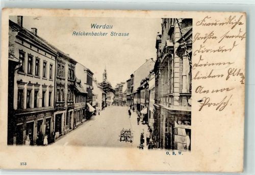 Werdau 1901 Reichenbacher Straße