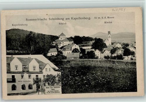 Schönberg Kapellenberg Schloß Kirche Hotel Zum Deutschen Haus 2-Bildaufnahme