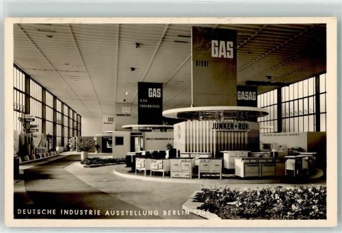 Charlottenburg 1956 Junker + Ruhr GAS Kochherd Foto AK