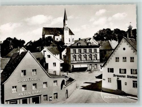 Pfaffenberg Zigarrenhaus Anton Bräu, Brauerei Stottner , sehr gute Erhaltung AK