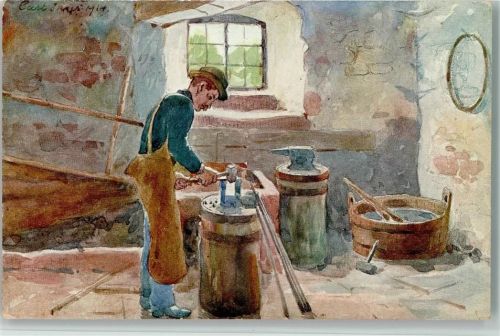 Verlag Mandt - sign Carl Trier - gute Erhaltung AK